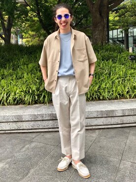 「CASUAL」｜AKIRA SAKAGUCHIさん（メンズ・168cm）の春コーディネート