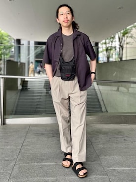 「ベーシック/トラッド」｜AKIRA SAKAGUCHIさん（メンズ・168cm）の夏コーディネート