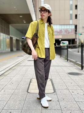 「ベーシック/トラッド」｜AKIRA SAKAGUCHIさん（メンズ・168cm）の夏コーディネート