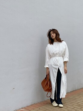 「MEIER.Q（マイヤーキュー）のアイテム（ジャケット/アウター）」を使った、christaさん（レディース・162cm）の春コーディネート