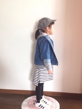 「スーパースター」｜sarraaanさん（キッズ・110cm）の春コーディネート