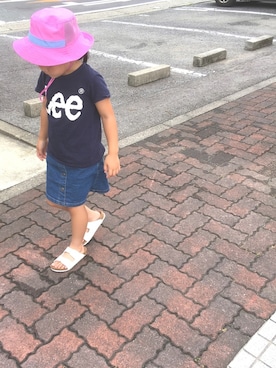 「アイテム（デニムスカート）」を使った、sarraaanさん（キッズ・110cm）の夏コーディネート