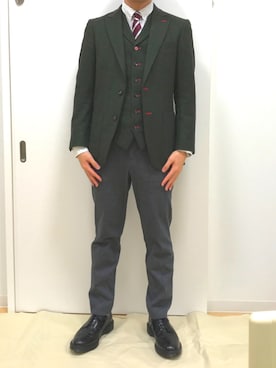 「merc london（メルクロンドン）のアイテム」を使った、Sophさん（メンズ・168cm）の秋コーディネート