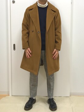 「417 EDIFICE（フォーワンセブンエディフィス）のアイテム（その他アウター）」を使った、Sophさん（メンズ・168cm）の秋コーディネート