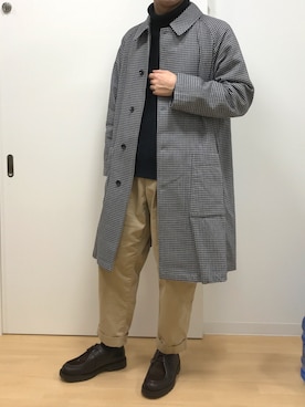 「Steven Alan（スティーブンアラン）のアイテム（その他アウター）」を使った、Sophさん（メンズ・168cm）の冬コーディネート