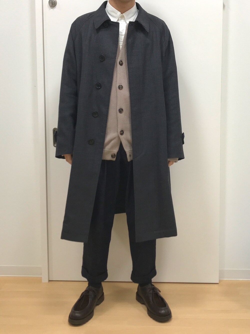 「KLEMANの【KLEMAN/クレマン】PADRIN（モカシン/デッキシューズ、ブラウン系）」を使った、Sophさん（メンズ・168cm）の春コーディネートの1枚目の写真