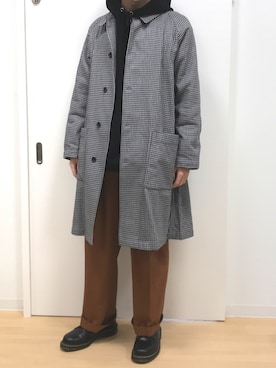 「Steven Alan（スティーブンアラン）のアイテム（その他アウター）」を使った、Sophさん（メンズ・168cm）の春コーディネート