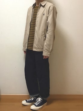 「CT70s」｜「アイテム（その他アウター）」を使った、Sophさん（メンズ・168cm）の秋コーディネート