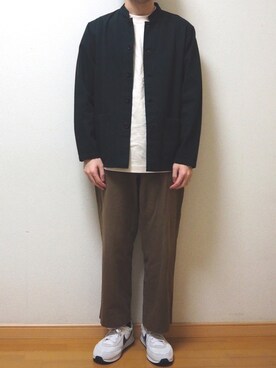 「Steven Alan（スティーブンアラン）のアイテム（カバーオール）」を使った、Sophさん（メンズ・168cm）の秋コーディネート