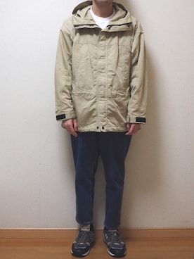 「Steven Alan（スティーブンアラン）のアイテム（マウンテンパーカー）」を使った、Sophさん（メンズ・168cm）の秋コーディネート