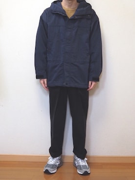 「Steven Alan（スティーブンアラン）のアイテム（マウンテンパーカー）」を使った、Sophさん（メンズ・168cm）の秋コーディネート