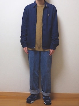 「Polo Ralph Lauren」｜「アイテム（その他アウター）」を使った、Sophさん（メンズ・168cm）の秋コーディネート