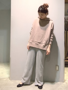「SEVENDAYS=SUNDAY（セブンデイズサンデイ）のアイテム（パーカー）」を使った、MASAMIさん（レディース・159cm）の春コーディネート