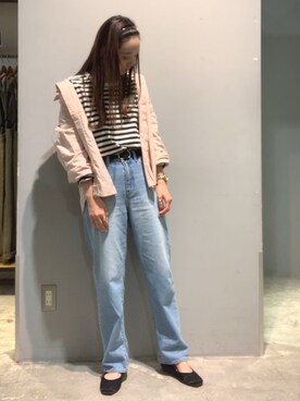 「SEVENDAYS=SUNDAY（セブンデイズサンデイ）のアイテム（Tシャツ/カットソー）」を使った、MASAMIさん（レディース・159cm）の春コーディネート