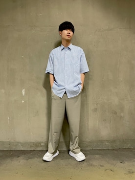 「THOMAS MASON（トーマス メイソン）のアイテム」を使った、Ryoさん（メンズ・170cm）の春コーディネート