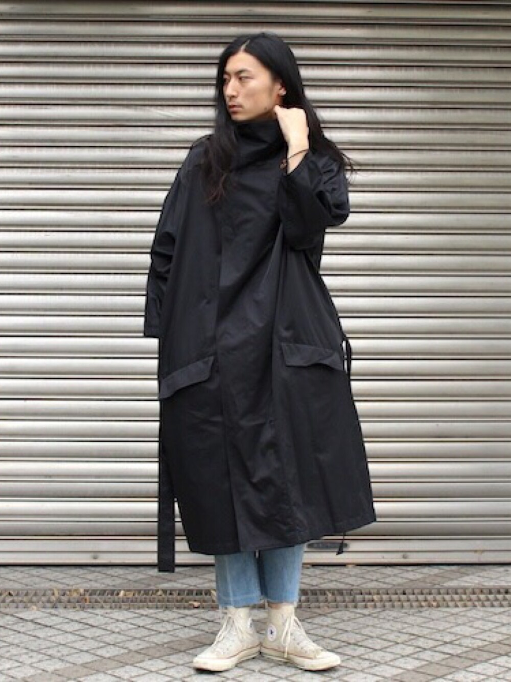 whowhat tibet coat フーワットチベットコート 名作 ブラックnepenthes 