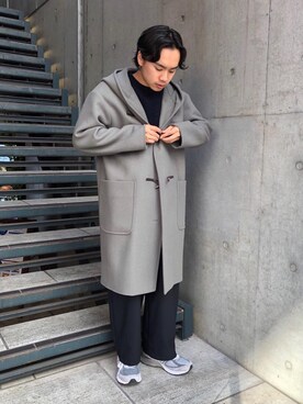 「BEAUTY&YOUTH UNITED ARROWS（ビューティーアンドユースユナイテッドアローズ）のアイテム（ダッフルコート）」を使った、ひろせさん（メンズ・166cm）の秋コーディネート