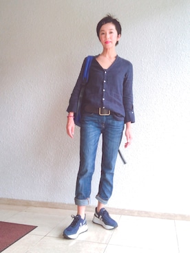 「RUCOLINE（ルコライン）のアイテム」を使った、sanさん（レディース・161cm）の秋コーディネート