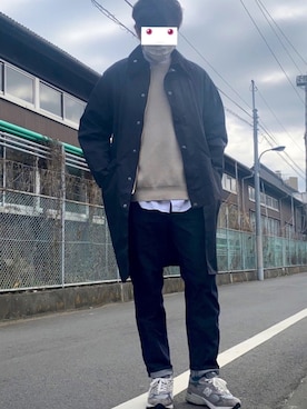 「relume」｜てふさん（メンズ・185cm）の冬コーディネート