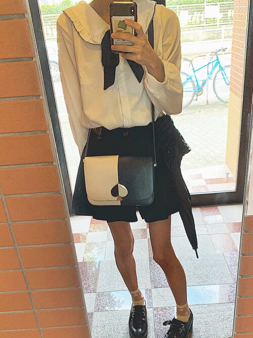 Kate Spade New Yorkのショルダーバッグを使ったコーディネート Wear