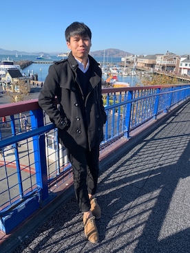 「Vanger（Vanger）のアイテム」を使った、Alexさん（メンズ・165cm）の春コーディネート