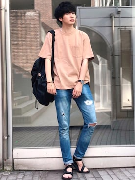   風早ゆうたさん（メンズ・183cm）の夏コーディネート