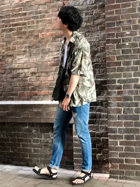   風早ゆうたさん（メンズ・183cm）の夏コーディネート