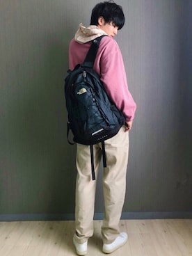   風早ゆうたさん（メンズ・184cm）の冬コーディネート