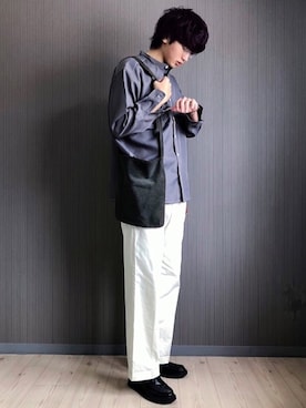   風早ゆうたさん（メンズ・184cm）の冬コーディネート