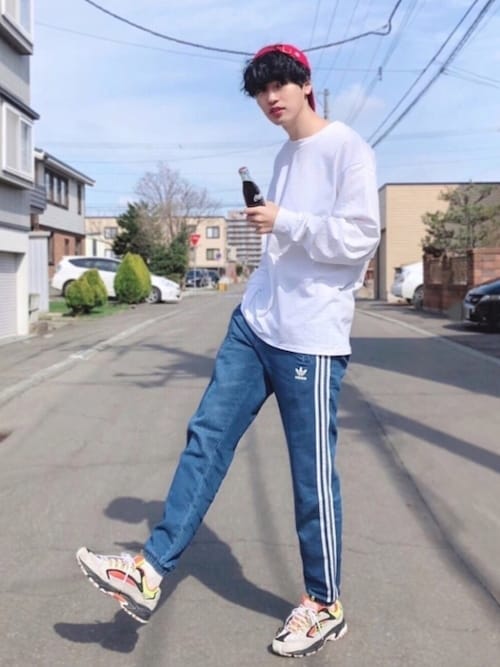 風早ゆうた Championのtシャツ カットソーを使ったコーディネート Wear