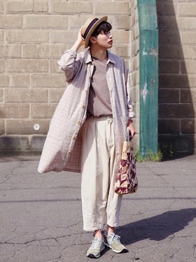 「TIMEX（タイメックス）のアイテム（腕時計）」を使った、  風早ゆうたさん（メンズ・184cm）の夏コーディネート