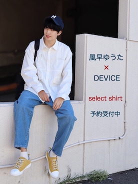 風早ゆうたさん(メンズ・184cm)の秋コーディネート