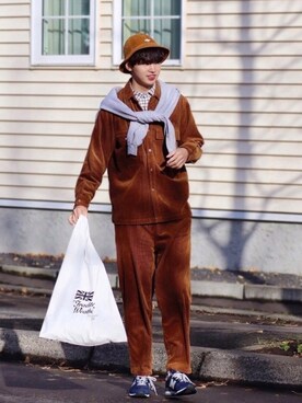   風早ゆうたさん（メンズ・184cm）の冬コーディネート