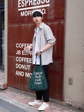   風早ゆうたさん（メンズ・184cm）の夏コーディネート