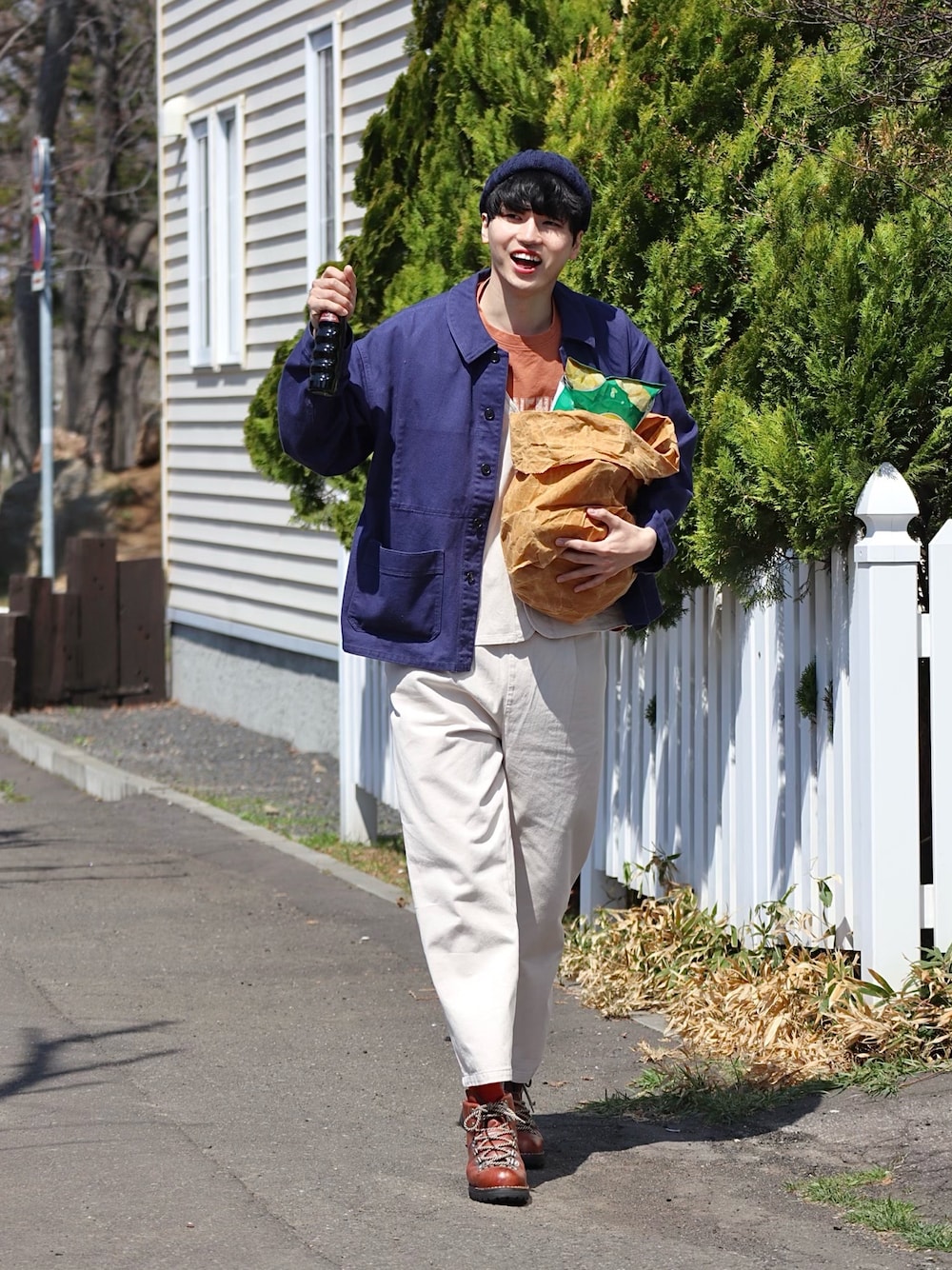 風早ゆうた｜MONT KEMMELのカバーオールを使ったコーディネート - WEAR