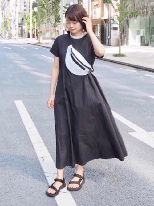 のこさんのワンピースを使ったコーディネート Zozotown