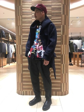 「Blundstone（ブランドストーン）のBlundstone/ブランドストーン　ｻｲﾄﾞｺﾞｱﾌﾞｰﾂ Men's（ブーツ）」を使った、horieさん（メンズ・170cm）の秋コーディネート