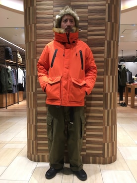 「Blundstone（ブランドストーン）のBlundstone/ブランドストーン　ｻｲﾄﾞｺﾞｱﾌﾞｰﾂ Men's（ブーツ）」を使った、horieさん（メンズ・170cm）の冬コーディネート