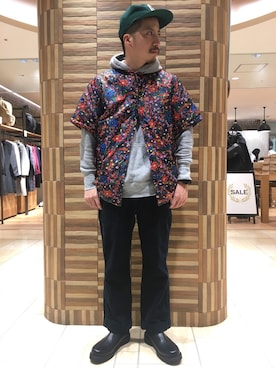 「Blundstone（ブランドストーン）のBlundstone/ブランドストーン　ｻｲﾄﾞｺﾞｱﾌﾞｰﾂ Men's（ブーツ）」を使った、horieさん（メンズ・170cm）の冬コーディネート