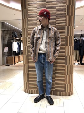 「Vernacolo（ベルナコッロ）のアイテム」を使った、horieさん（メンズ・170cm）の冬コーディネート