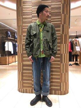 「Blundstone（ブランドストーン）のBlundstone/ブランドストーン　ｻｲﾄﾞｺﾞｱﾌﾞｰﾂ Men's（ブーツ）」を使った、horieさん（メンズ・170cm）の春コーディネート