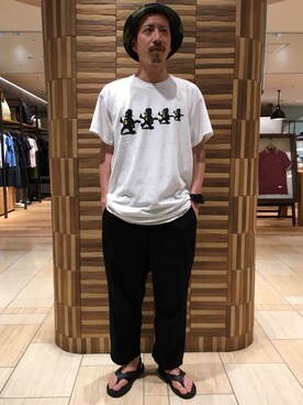 「BEAVER ORIGINAL（ビーバーオリジナル）のアイテム」を使った、horieさん（メンズ・170cm）の春コーディネート