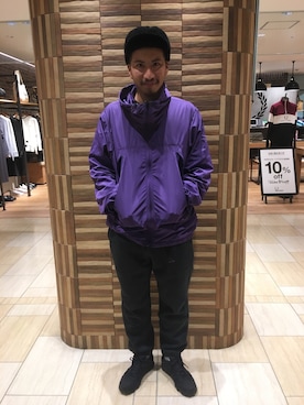 「MANASTASH（マナスタッシュ）のアイテム（マウンテンパーカー）」を使った、horieさん（メンズ・170cm）の秋コーディネート