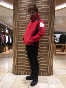 「BURLAP OUTFITTER（バーラップアウトフィッター）のアイテム（ダウンジャケット/コート）」を使った、horieさん（メンズ・170cm）の秋コーディネート