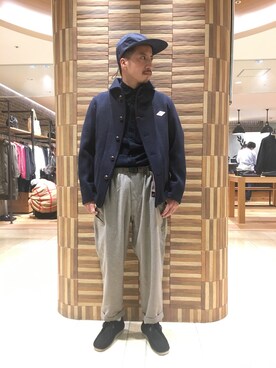 「アイテム（ブルゾン）」を使った、horieさん（メンズ・170cm・30代）の秋コーディネート