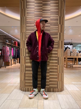 「アイテム（ブルゾン）」を使った、horieさん（メンズ・170cm・30代）の冬コーディネート