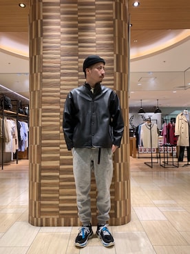 「アイテム（ブルゾン）」を使った、horieさん（メンズ・170cm・30代）の春コーディネート