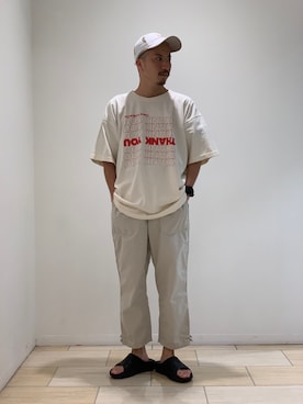 「BEAVER ORIGINAL（ビーバーオリジナル）のアイテム」を使った、horieさん（メンズ・170cm）の夏コーディネート