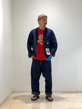 「アイテム（ブルゾン）」を使った、horieさん（メンズ・170cm・30代）の夏コーディネート