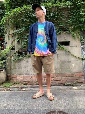 「アイテム（ブルゾン）」を使った、horieさん（メンズ・170cm・30代）の夏コーディネート